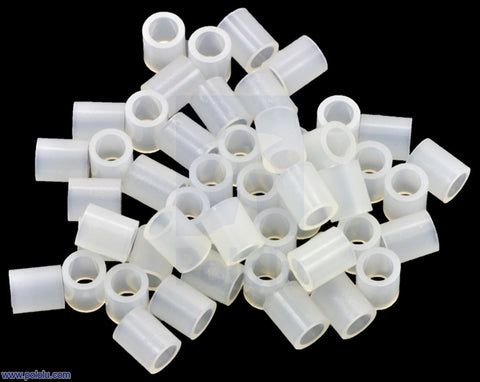 Espaciador Nylon 4mmL 5mmDE 3.3mmDI Pololu