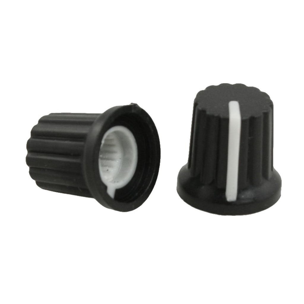 Perilla Plástica Blanca Para Pot 6mm