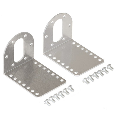Bracket Aluminio Tipo L Para Motor Tipo 20D (Par) Pololu